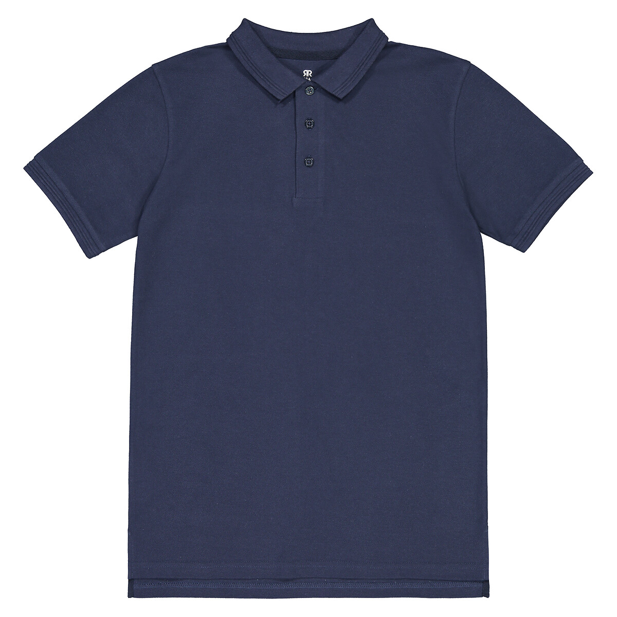 Cotton pique polo shirt with short sleeves La Redoute Collections | La ...