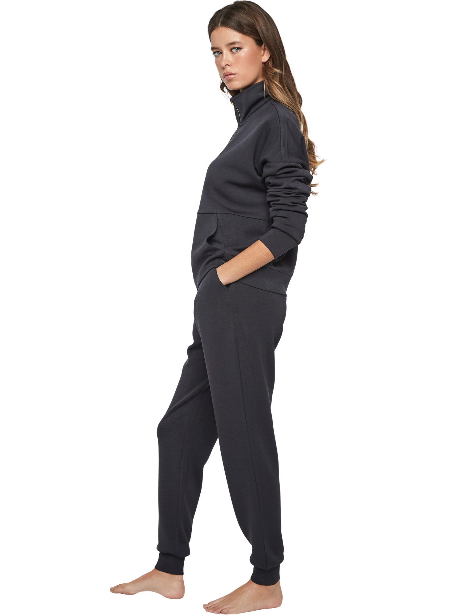 Tenue détente pyjama pantalon veste zippée P104 COZY CHIC, SELMARK