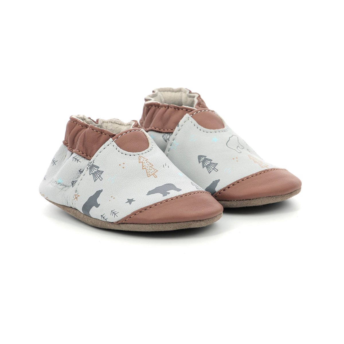 Robeez Mixte Enfant Bear's Walk - Chausson Souple Pour Nourrisson Camel
