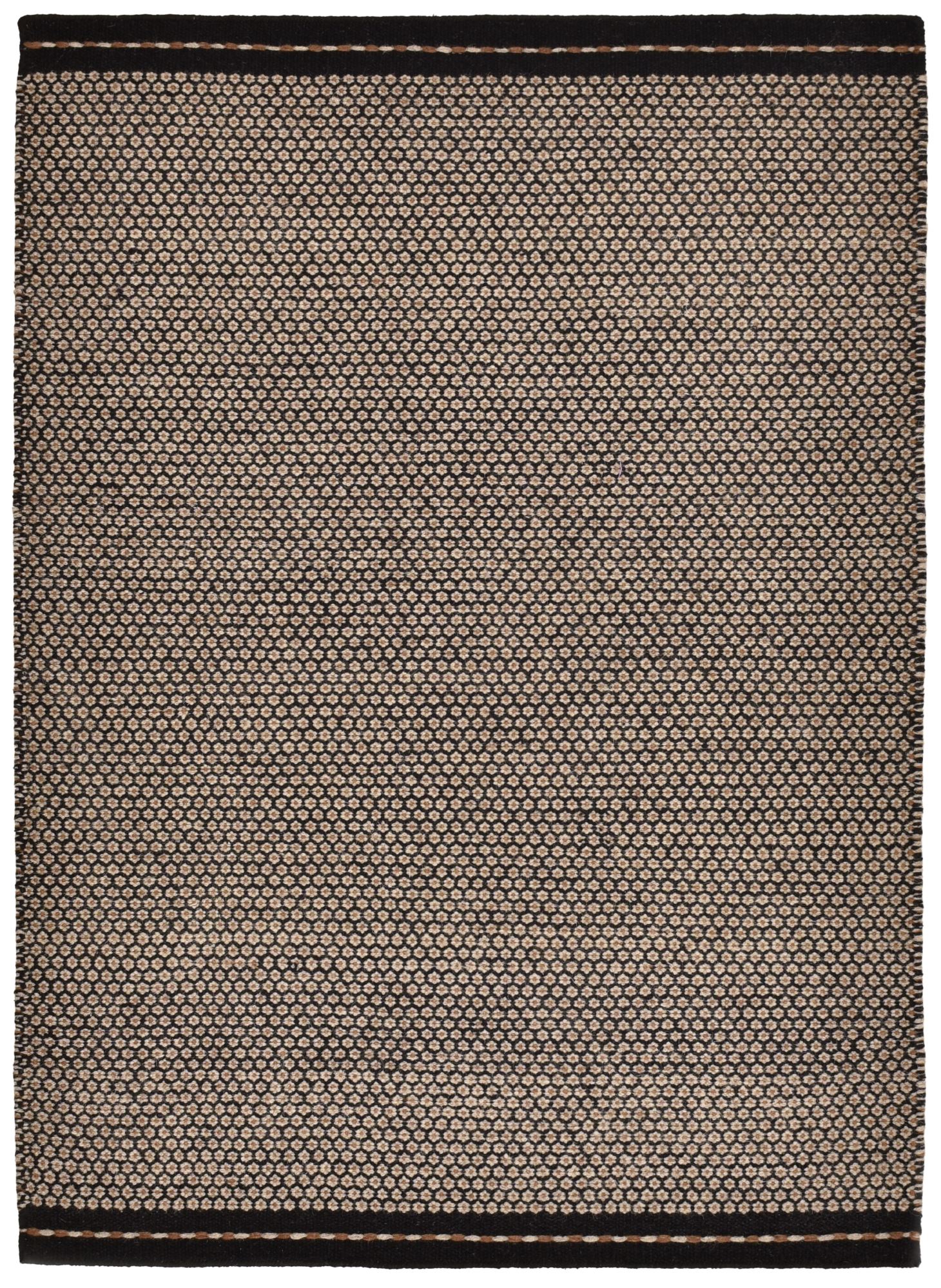 Tapis en laine main avec motif à fleurs - FLOWER, THEKO
