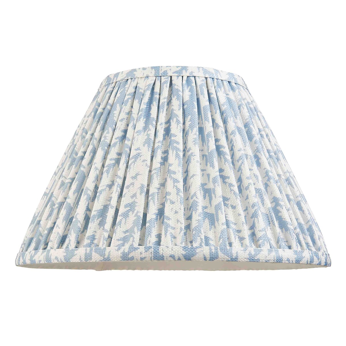 30cm Leaf Patterned Light Shade in Pleated Fabric, ÉDITÉ