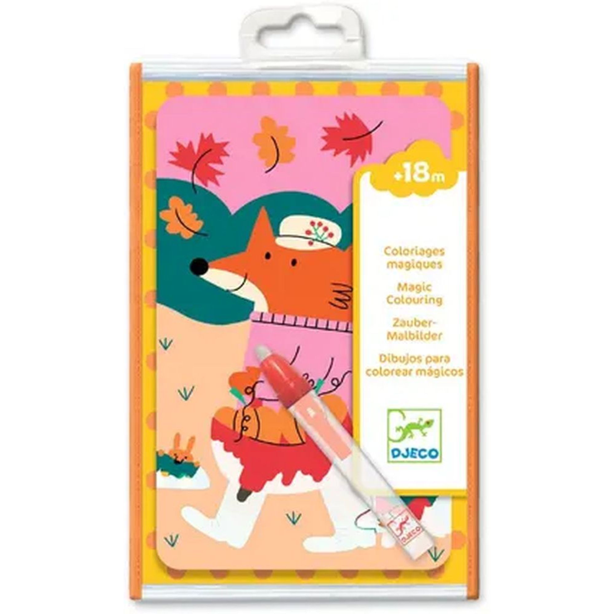 Coloriage à l'eau pour enfant 4 saisons, DJECO