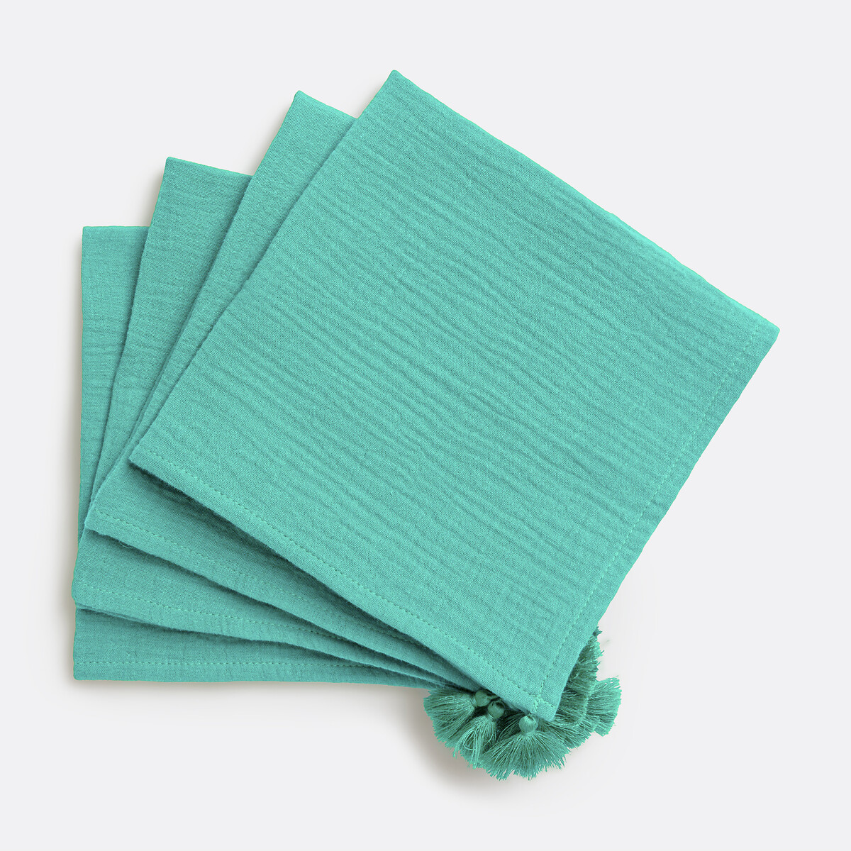 Set of 4 Cotton Muslin Napkins, Kumla, LA REDOUTE INTERIEURS