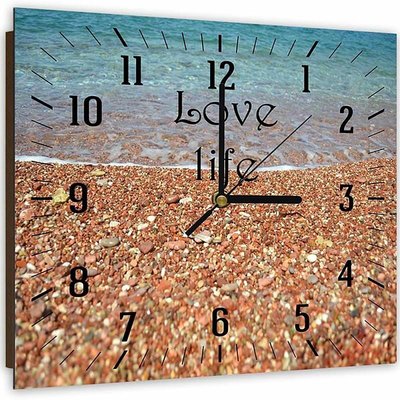 Horloges Murales la vie d'amour bord de la mer RECOLLECTION