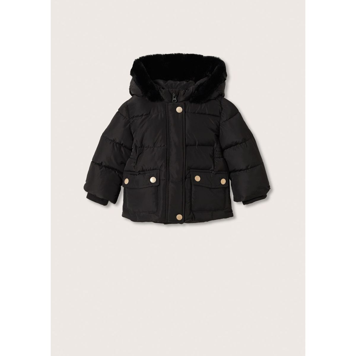 OKSakady Nouveau Née Bébé Fille Duveteux Fausse Fourrure Manteau Veste Cap Manteau Poncho 0-3 Ans