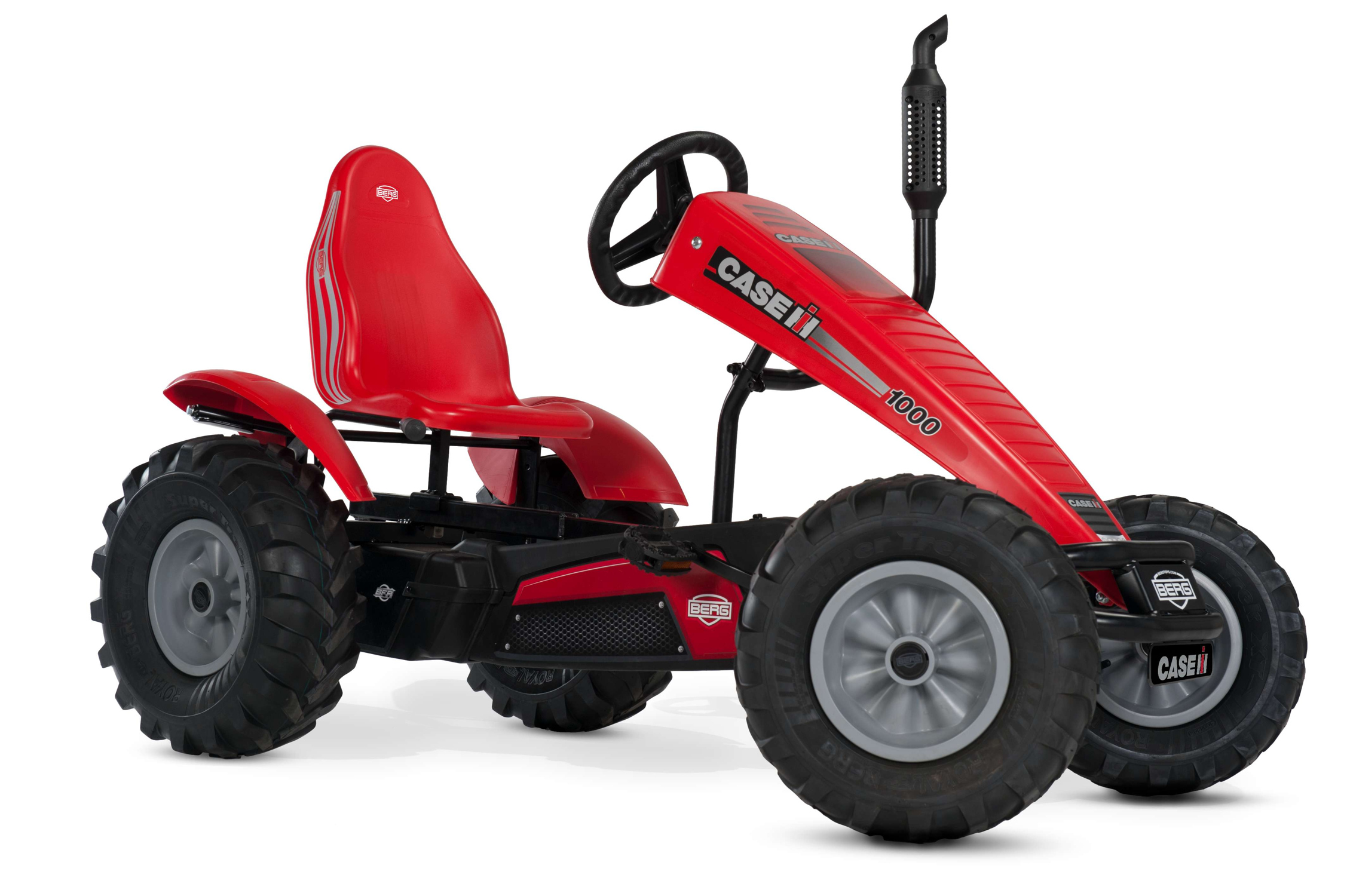 Kart à Pédales pour Enfants, 5+ Ans, XXL Case IH BFR, BERG TOYS