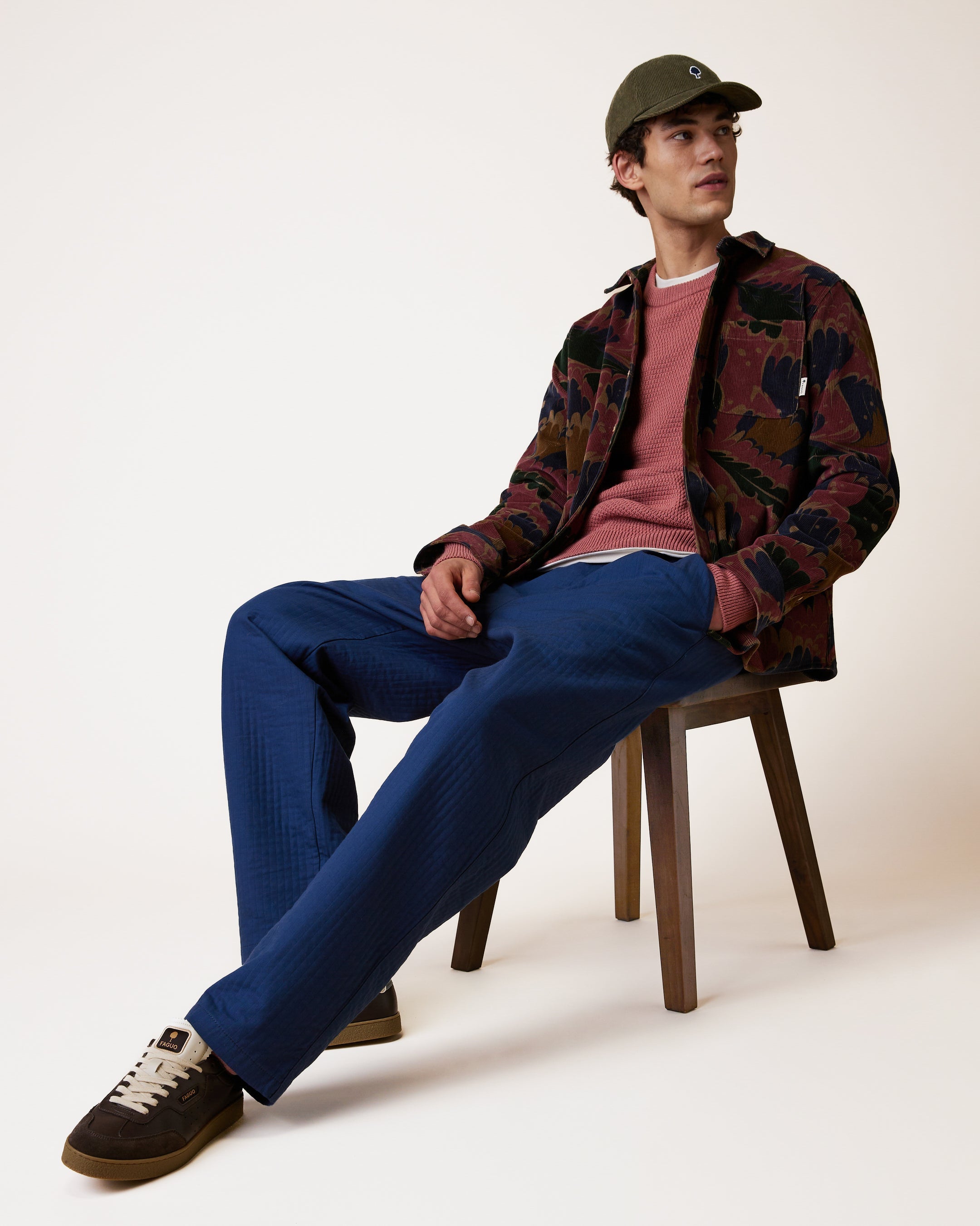 Chemise en velours côtelé, FAGUO