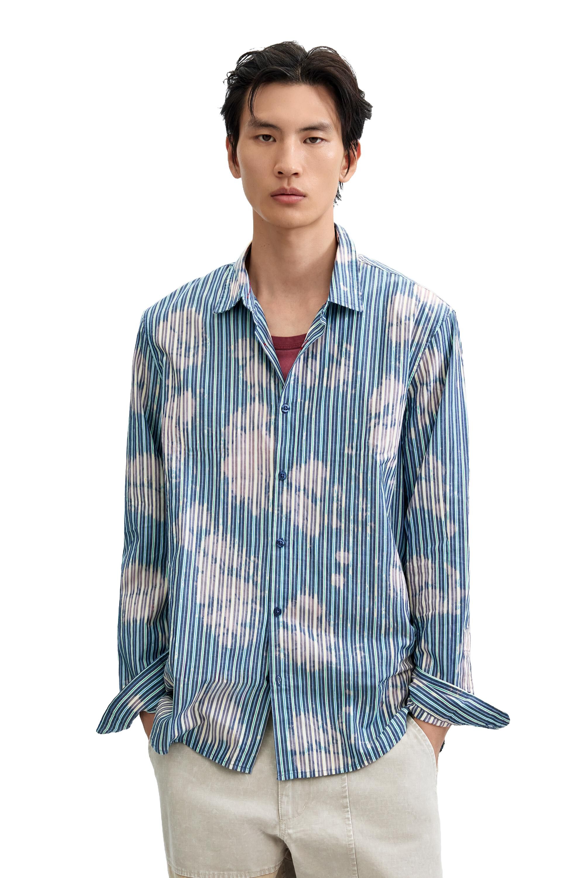 Chemise à rayures tie-dye, DESIGUAL