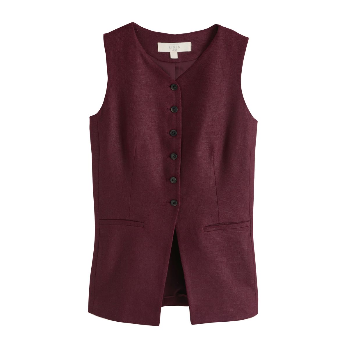 Gilet en lin majoritaire, NEXT