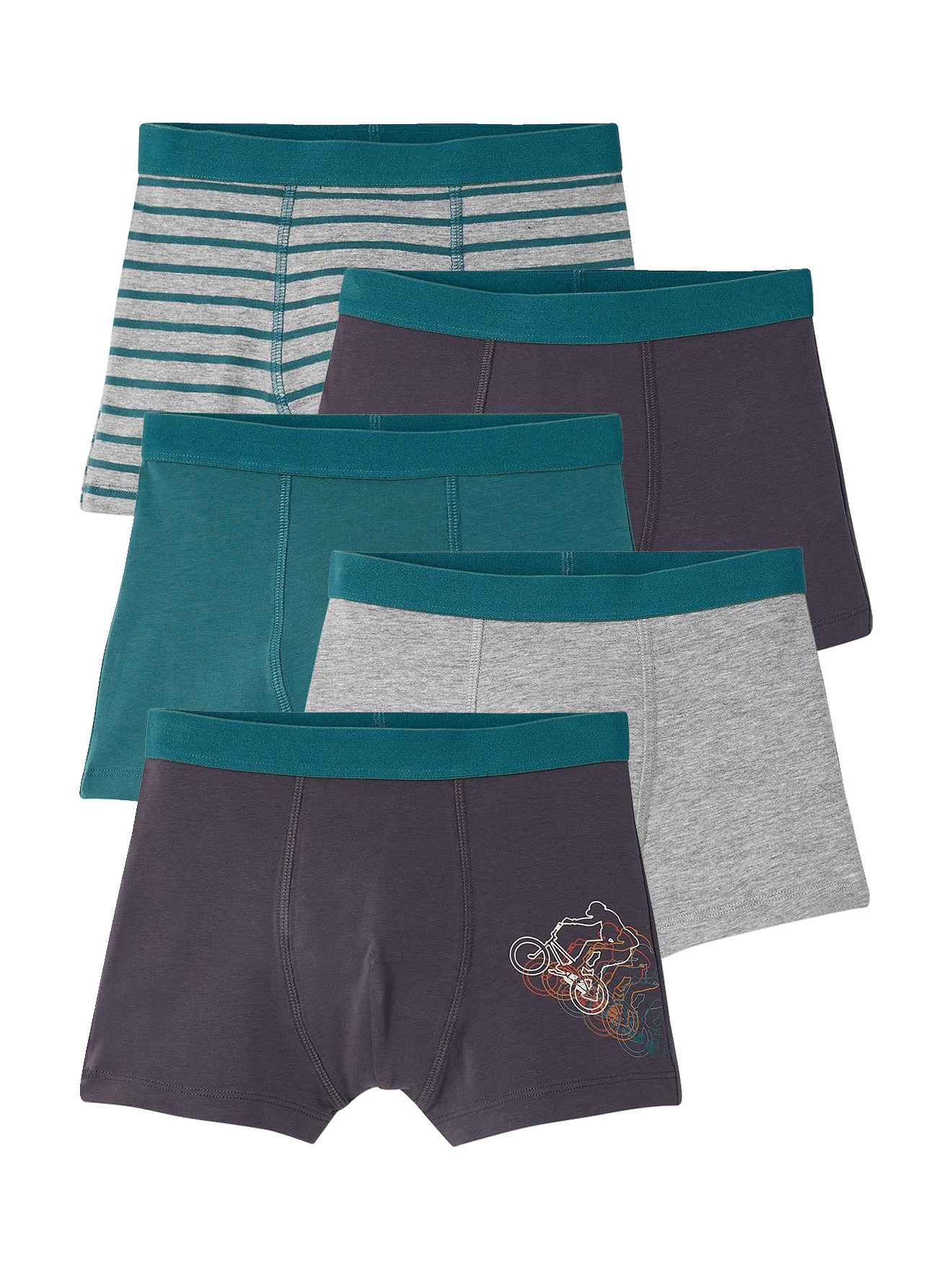 Lot de 5 boxers, VERTBAUDET