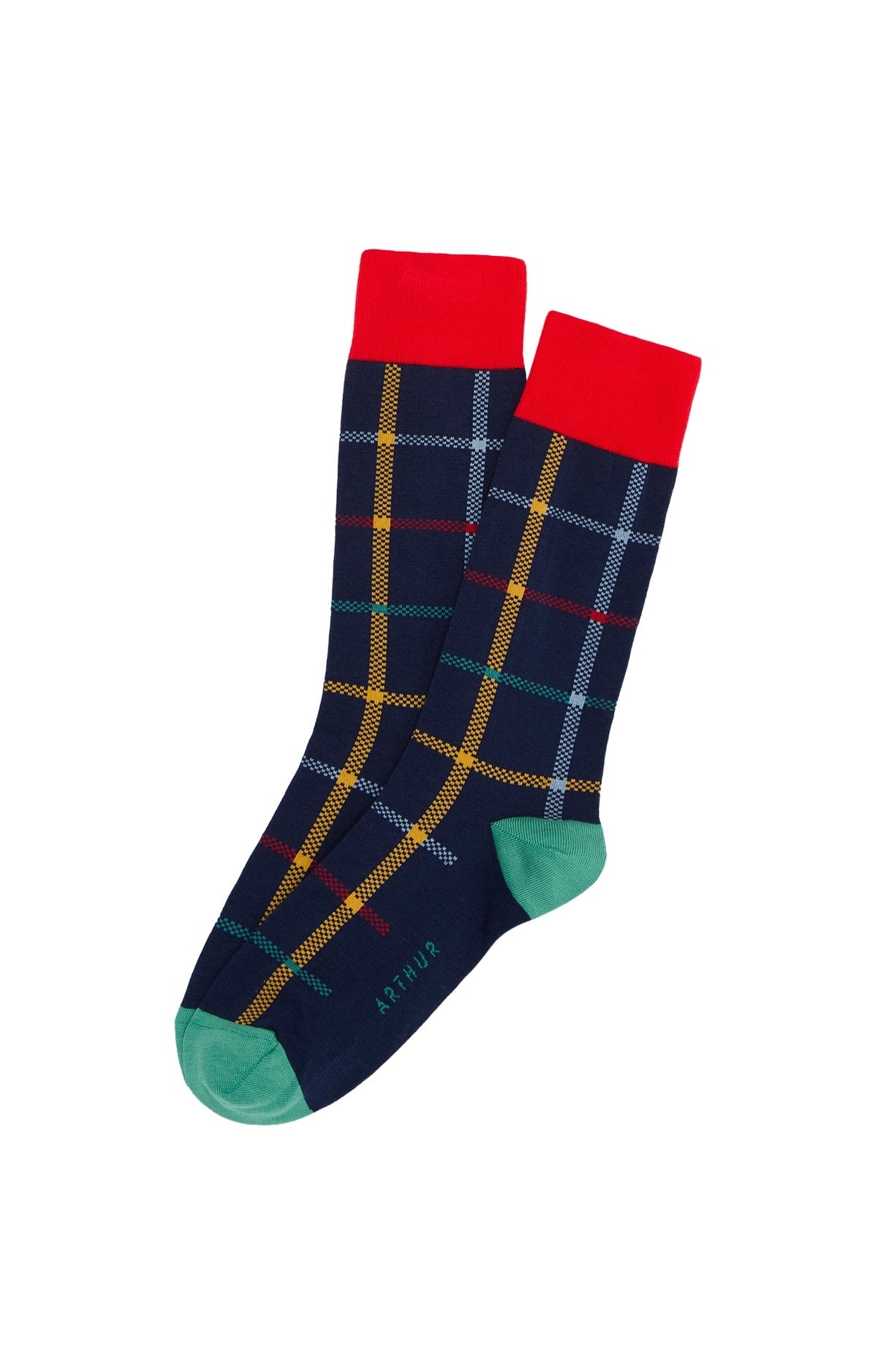 Chaussettes en coton imprimé Cleveland Marine, ARTHUR