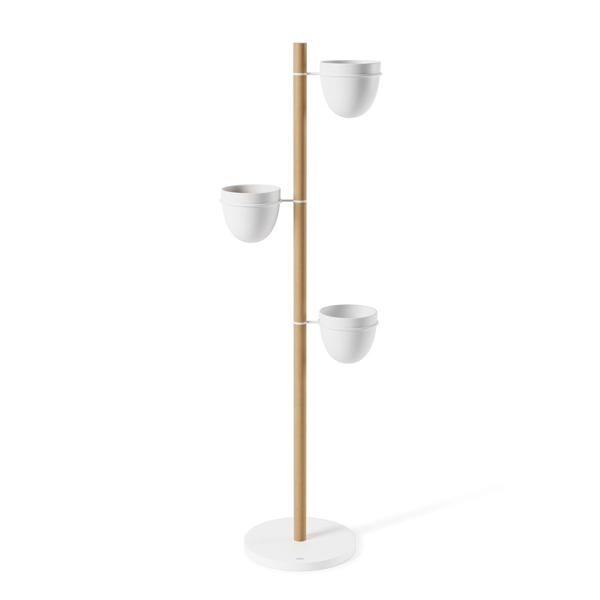 porte-plantes 3 pots design contemporain floristand