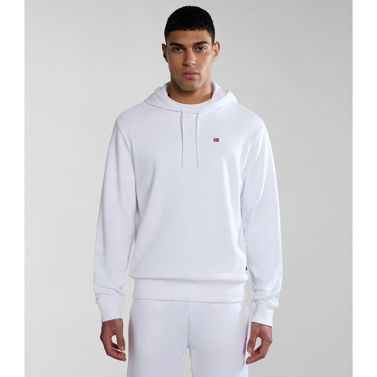 Image of Balis Embroidered Logo Hoodie in Cotton