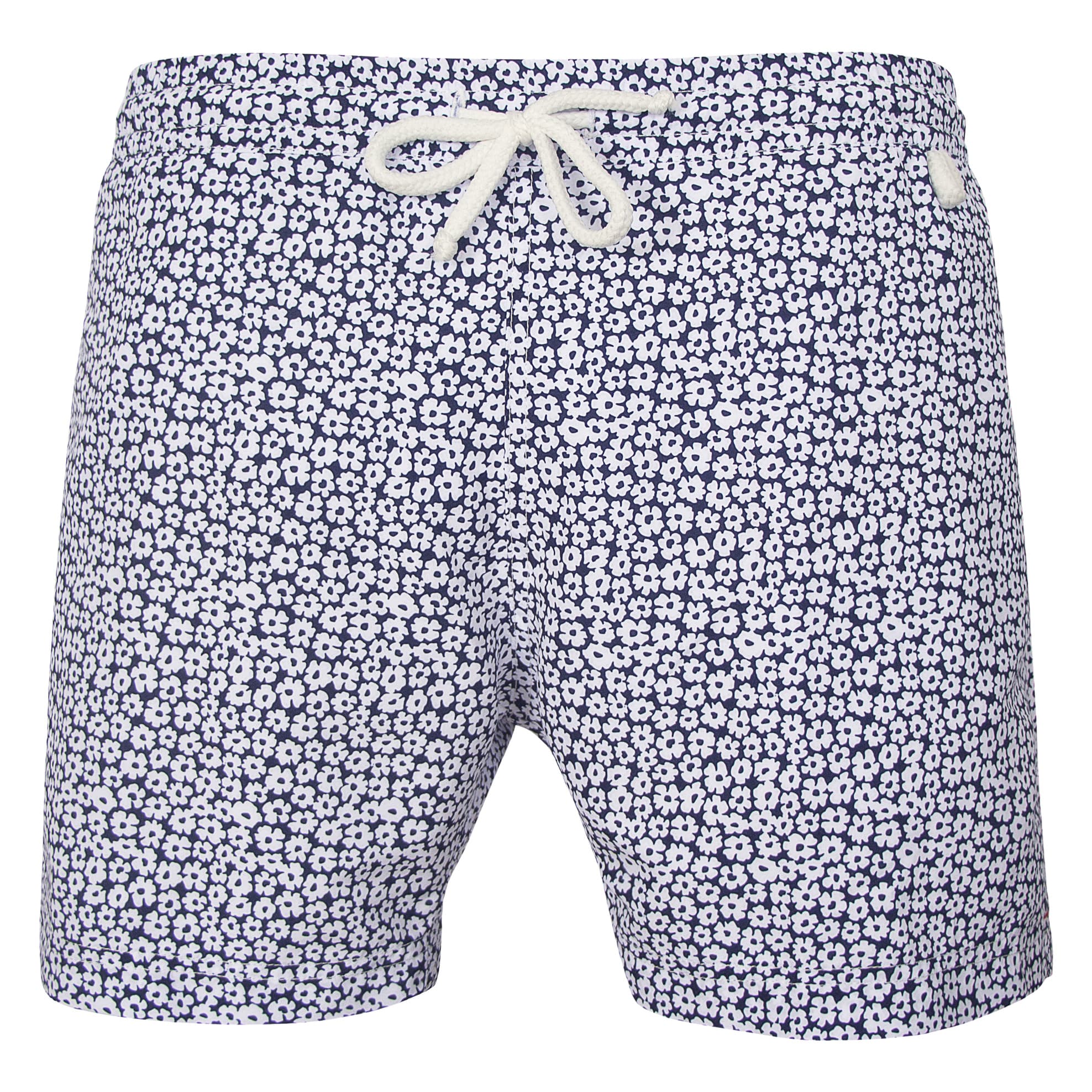 Short de bain NEWJIM 800 White flowers, LES LOULOUS DE LA PLAGE
