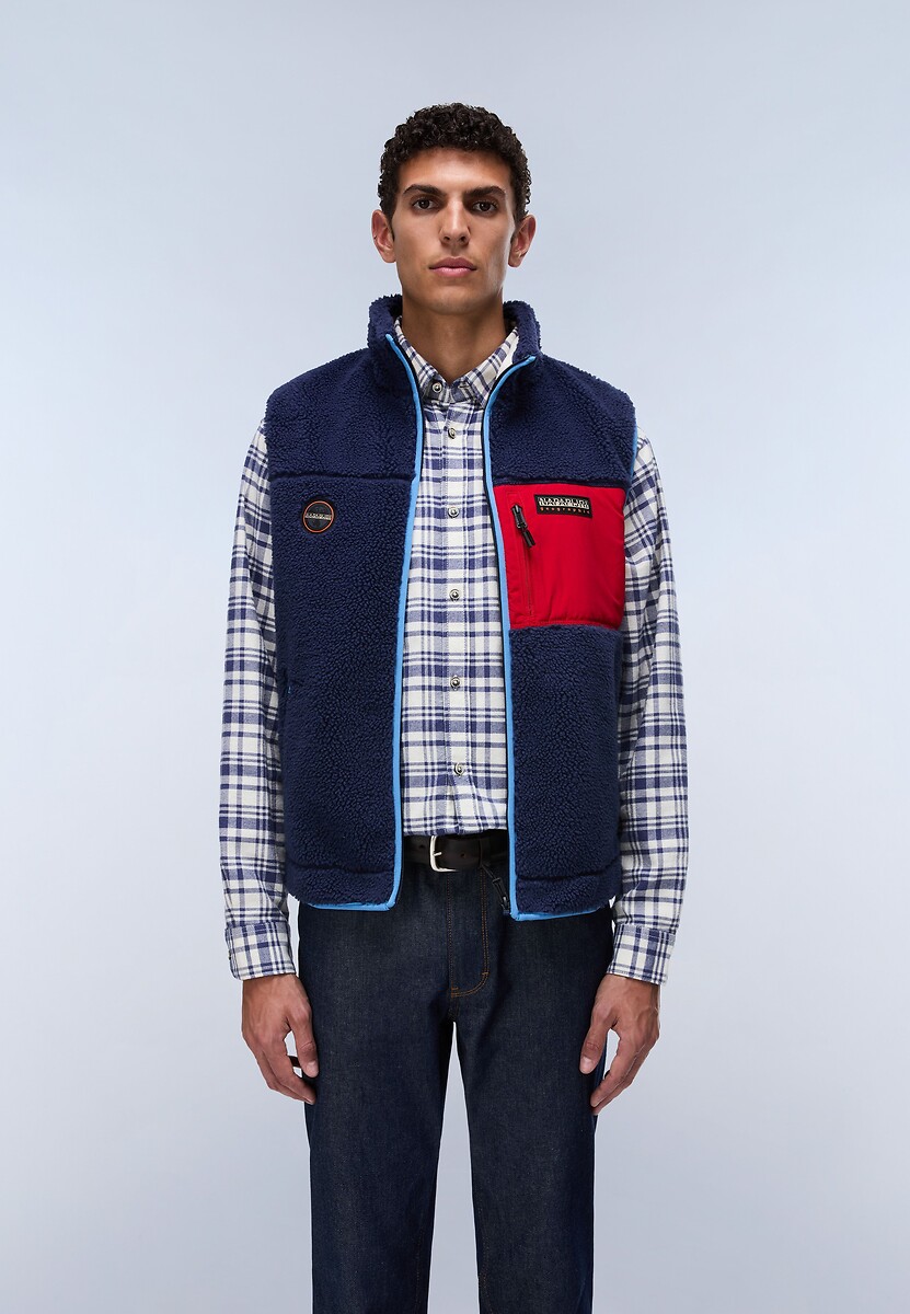 Polaire sherpa sans manches zippée, Yupik, NAPAPIJRI