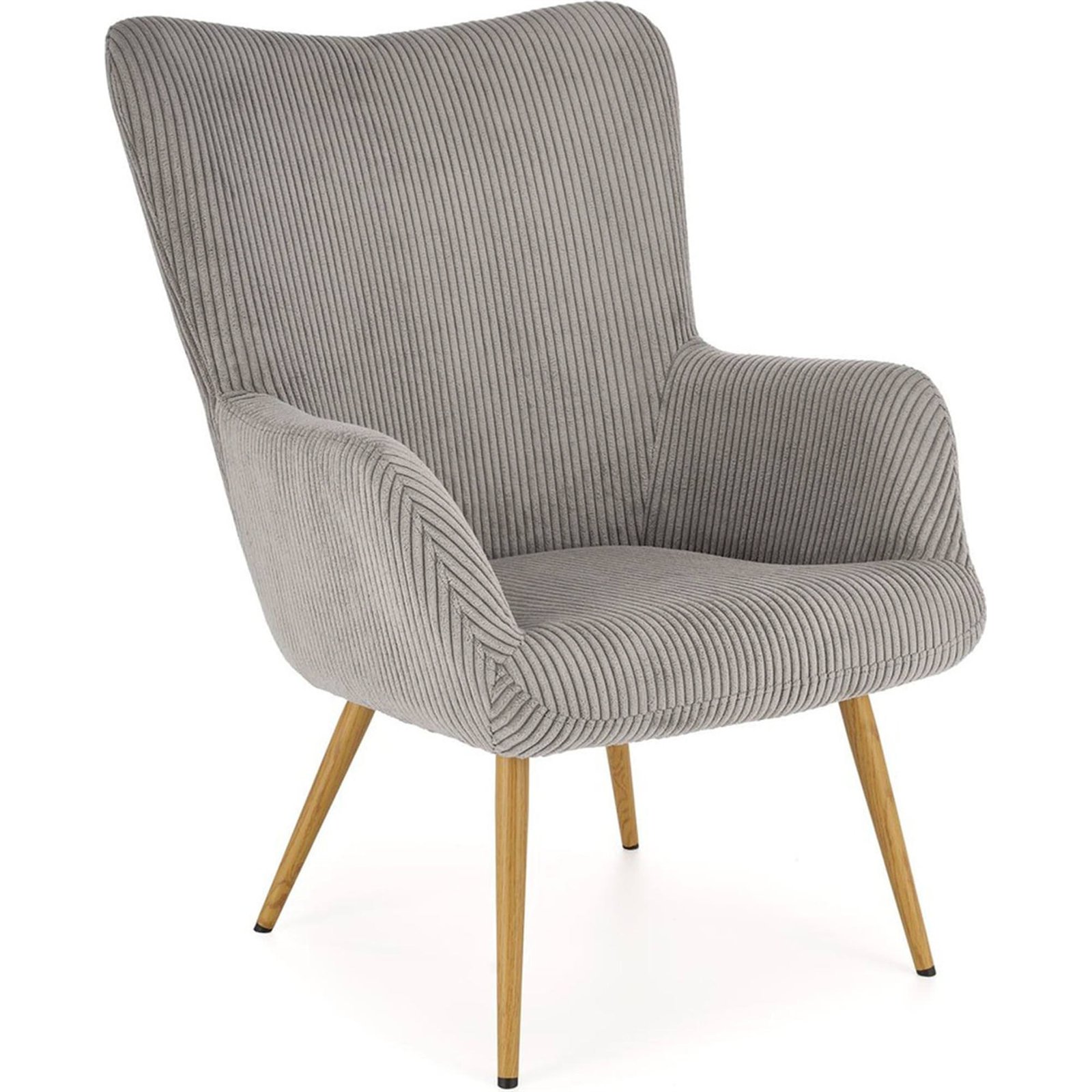 Fauteuil de relaxation en velours côtelé, RECOLLECTION