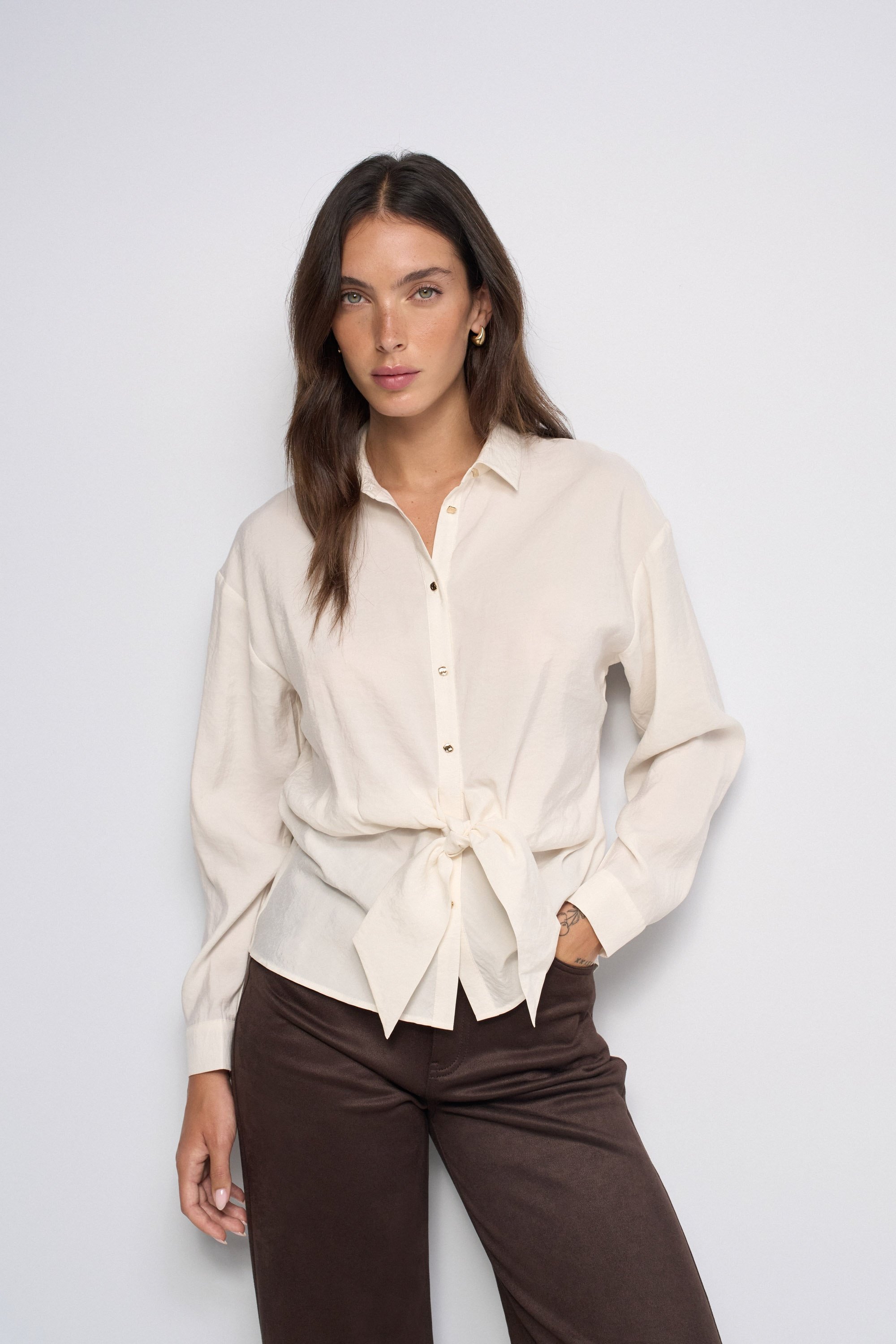 CHEMISE À NOEUD, SALSA JEANS