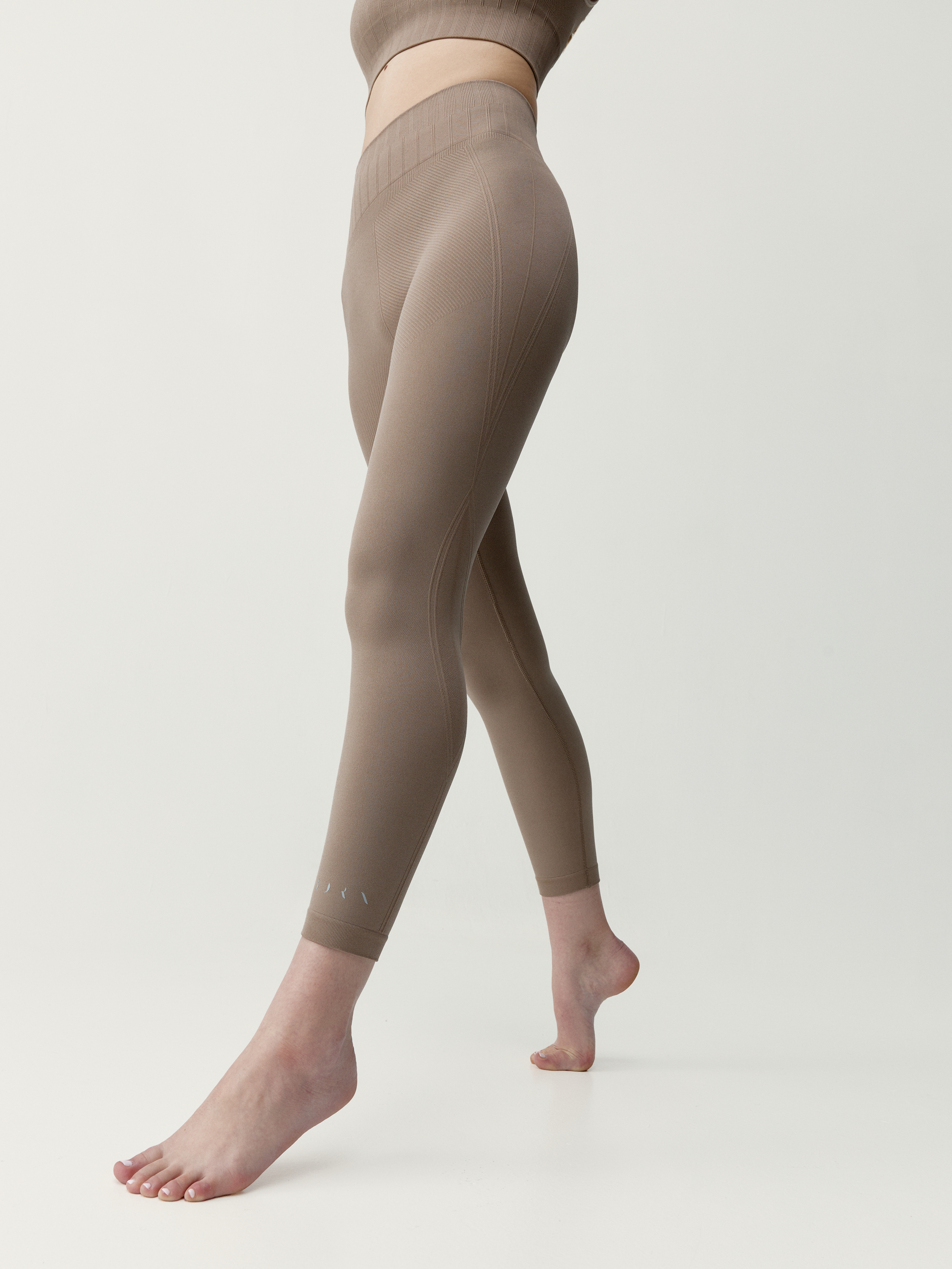 Legging de sport femme Annapurna longueur 7/8 taille haute, BORN