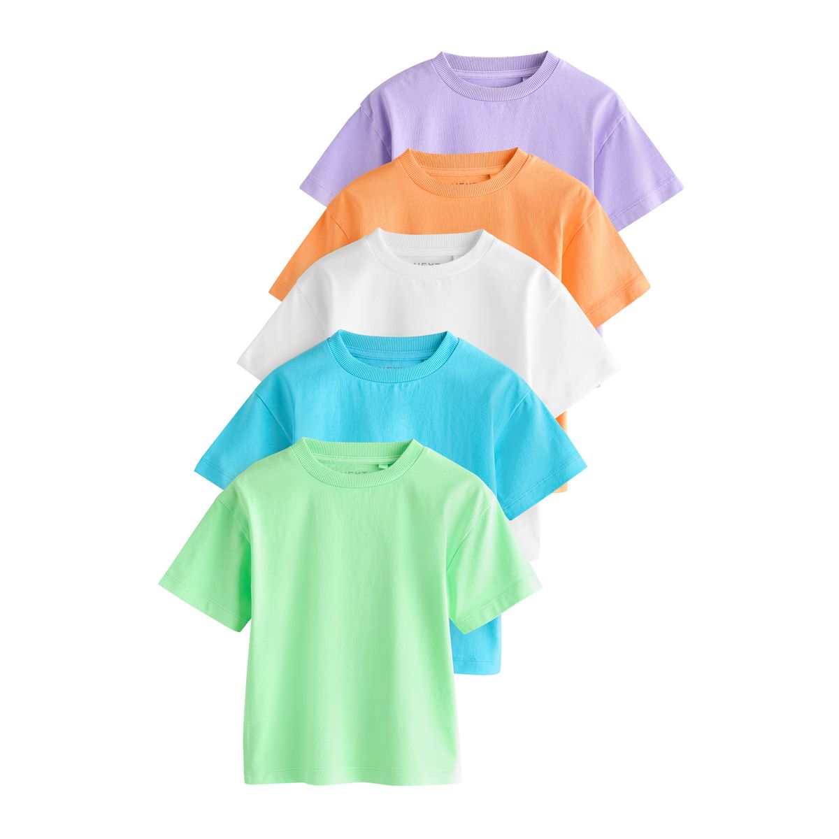 T-shirt à manches courtes, lot de 5, NEXT