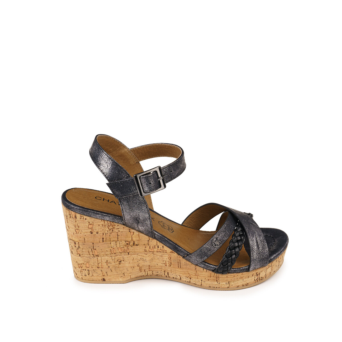 Tang Wedge Sandals with Cork Sole