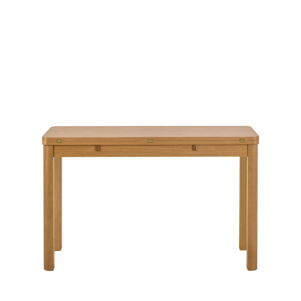 Table à manger extensible 2 à 4 personnes en bois 120x45-90cm - FIKA, DRAWER