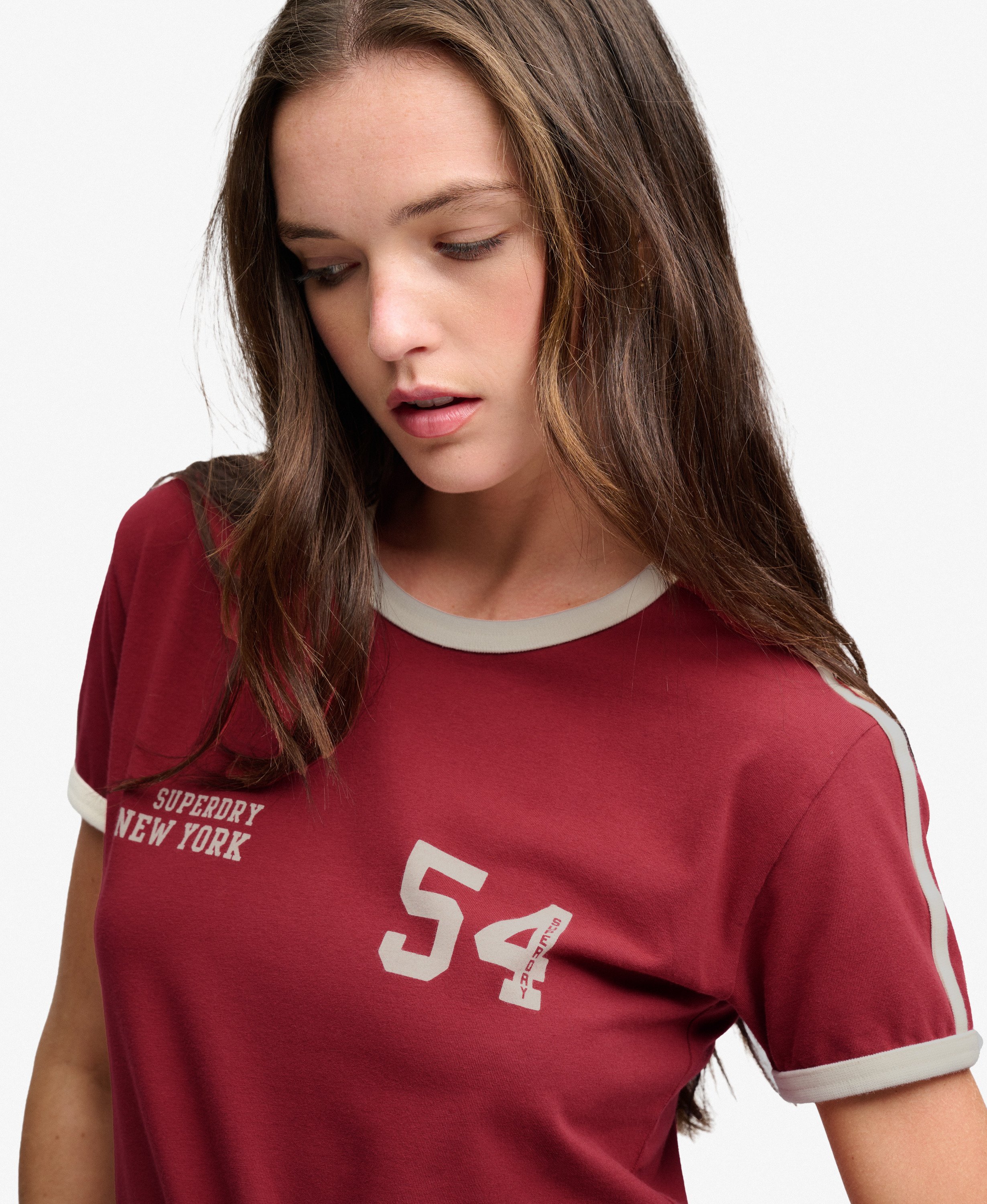 T-shirt à Rayures Athletic Essentials, SUPERDRY