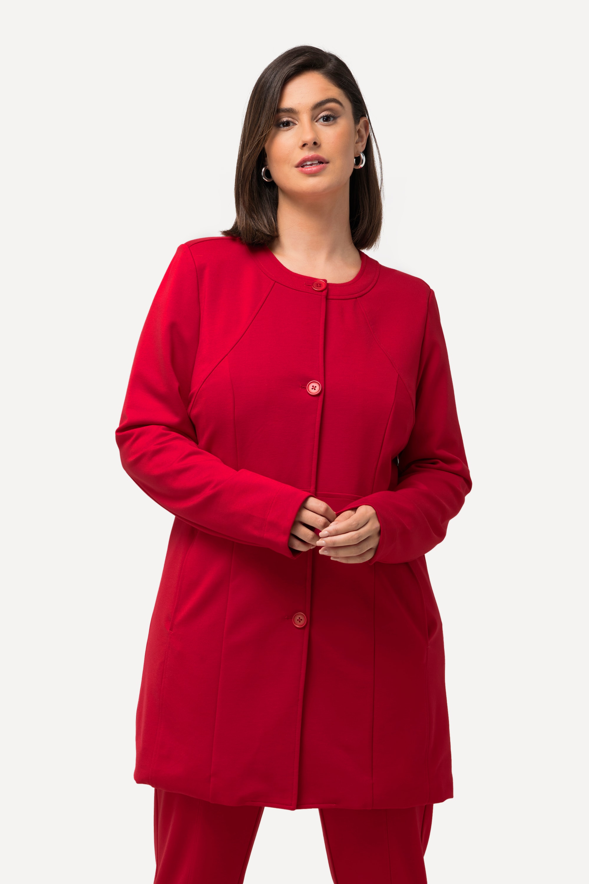 Blazer long en jersey, ULLA POPKEN