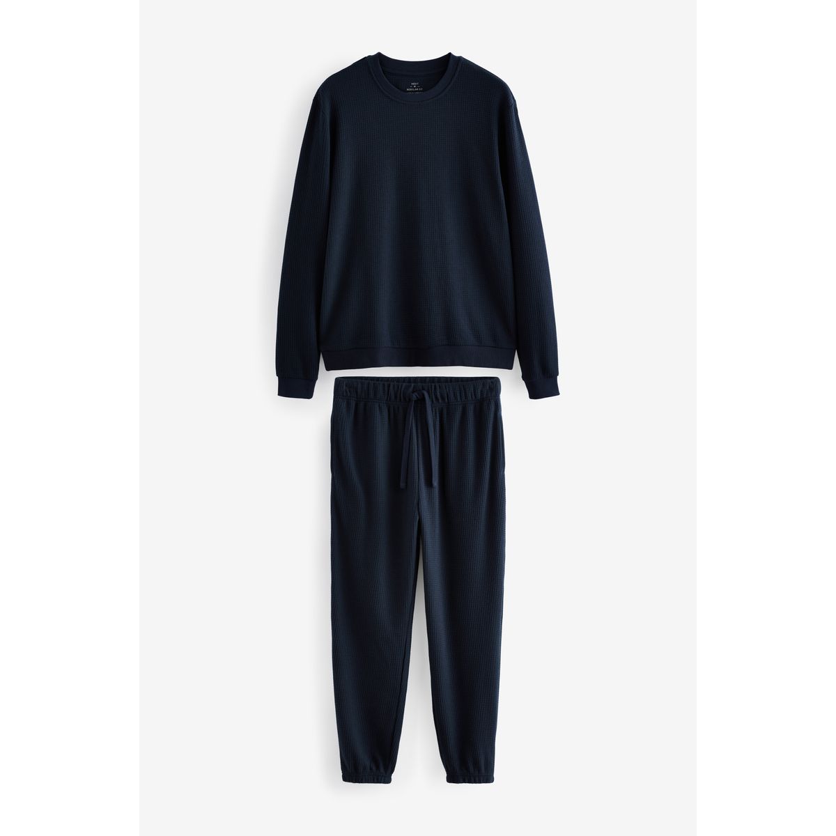 Pyjama doux gaufré à manches longues, NEXT