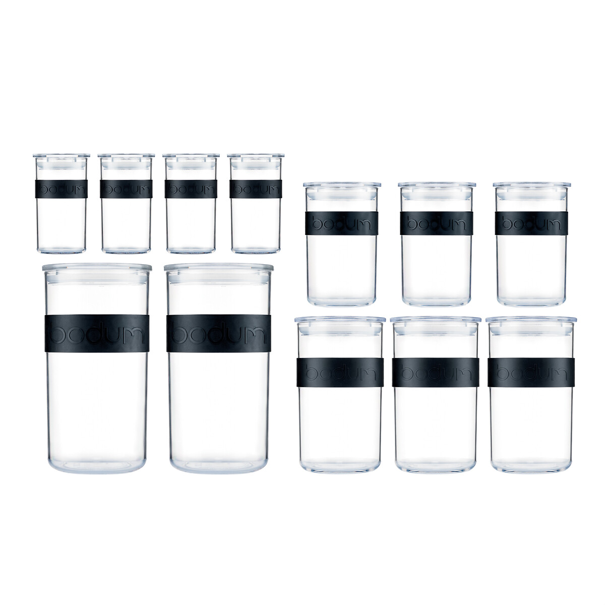 Image of Set of 12 Presso BPA Free Storage Jars