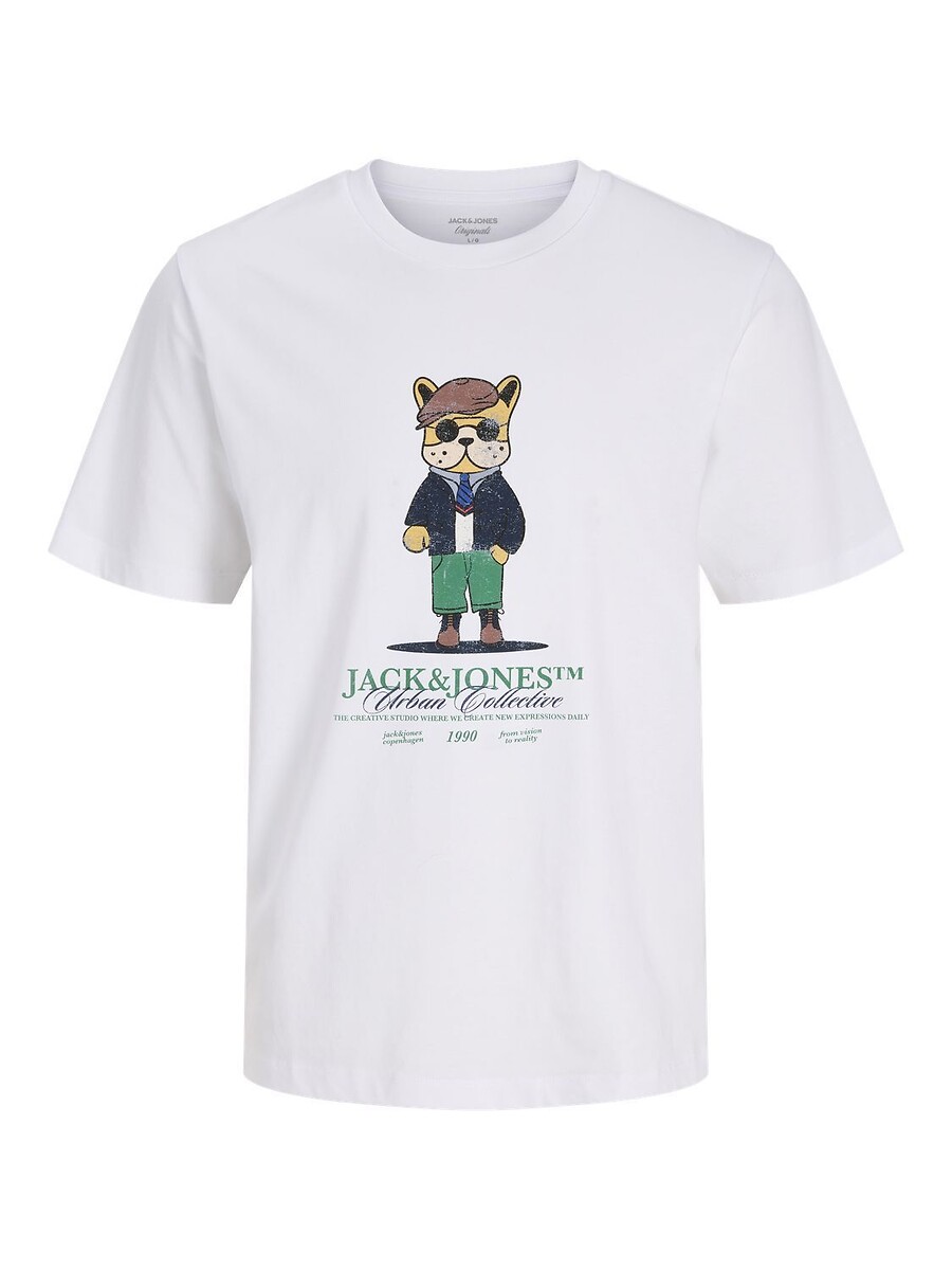 T-shirt manches courtes à motif, JACK & JONES
