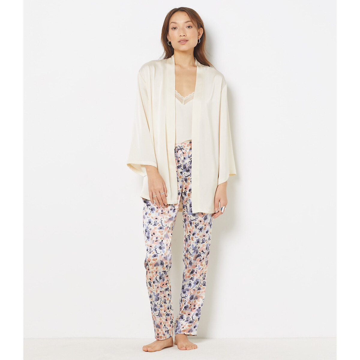 Ensemble de pyjama 3 pieces jizzy Etam ecru La Redoute