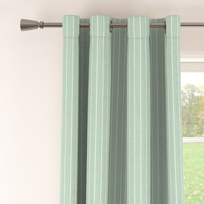 Sailing Stripe Soft Woven Blackout Eyelet Pair of Curtains SO'HOME