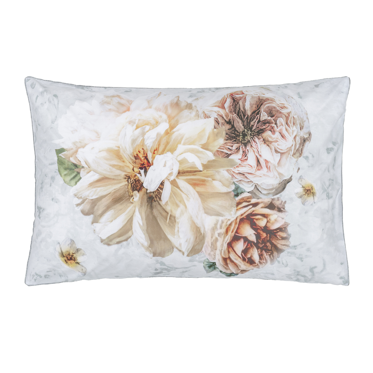 Taie d'oreiller imprimée en percale de coton, PAHARI TUBEROSE, DESIGNERS GUILD