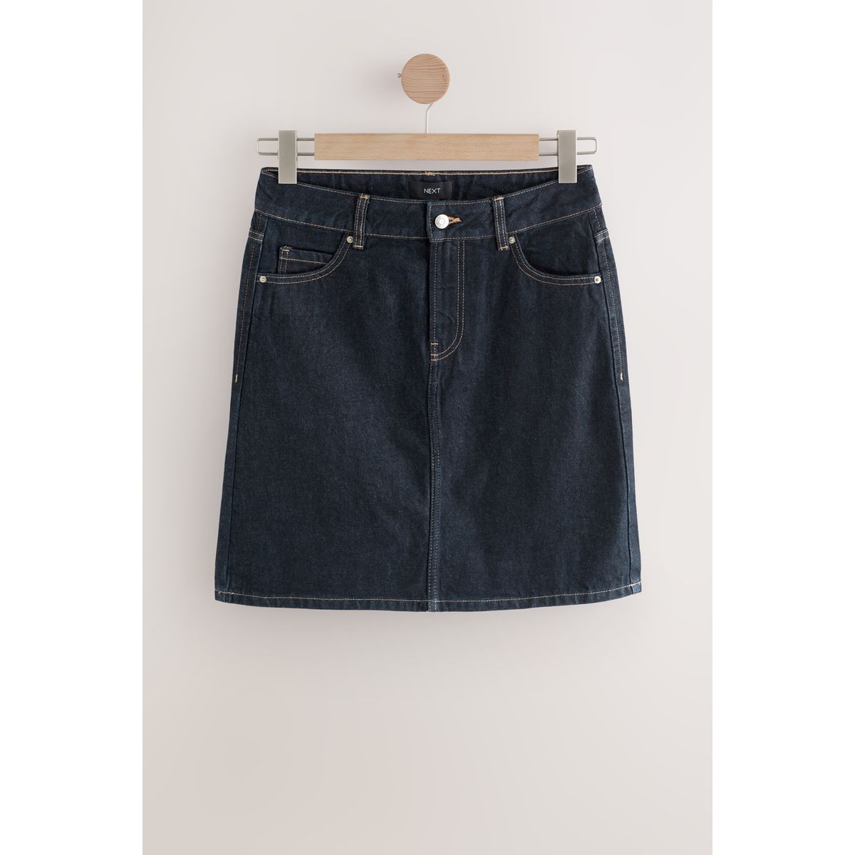 Jupe en jean longueur genou 100 % coton, NEXT