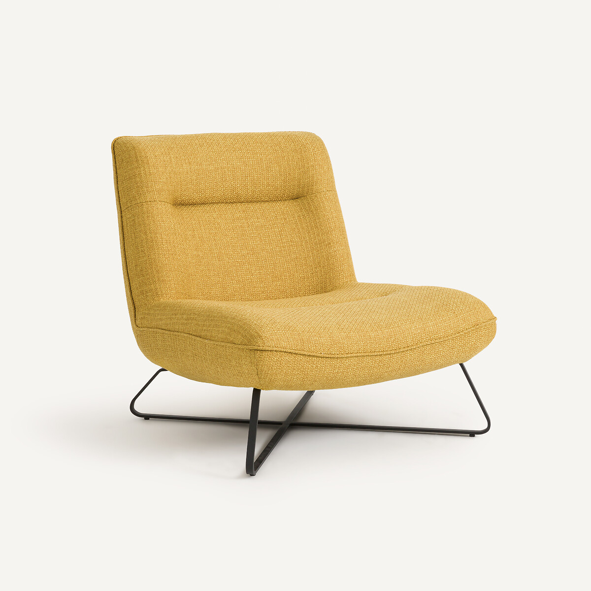 Fauteuil tissu texturé en polypropylène, Helma
