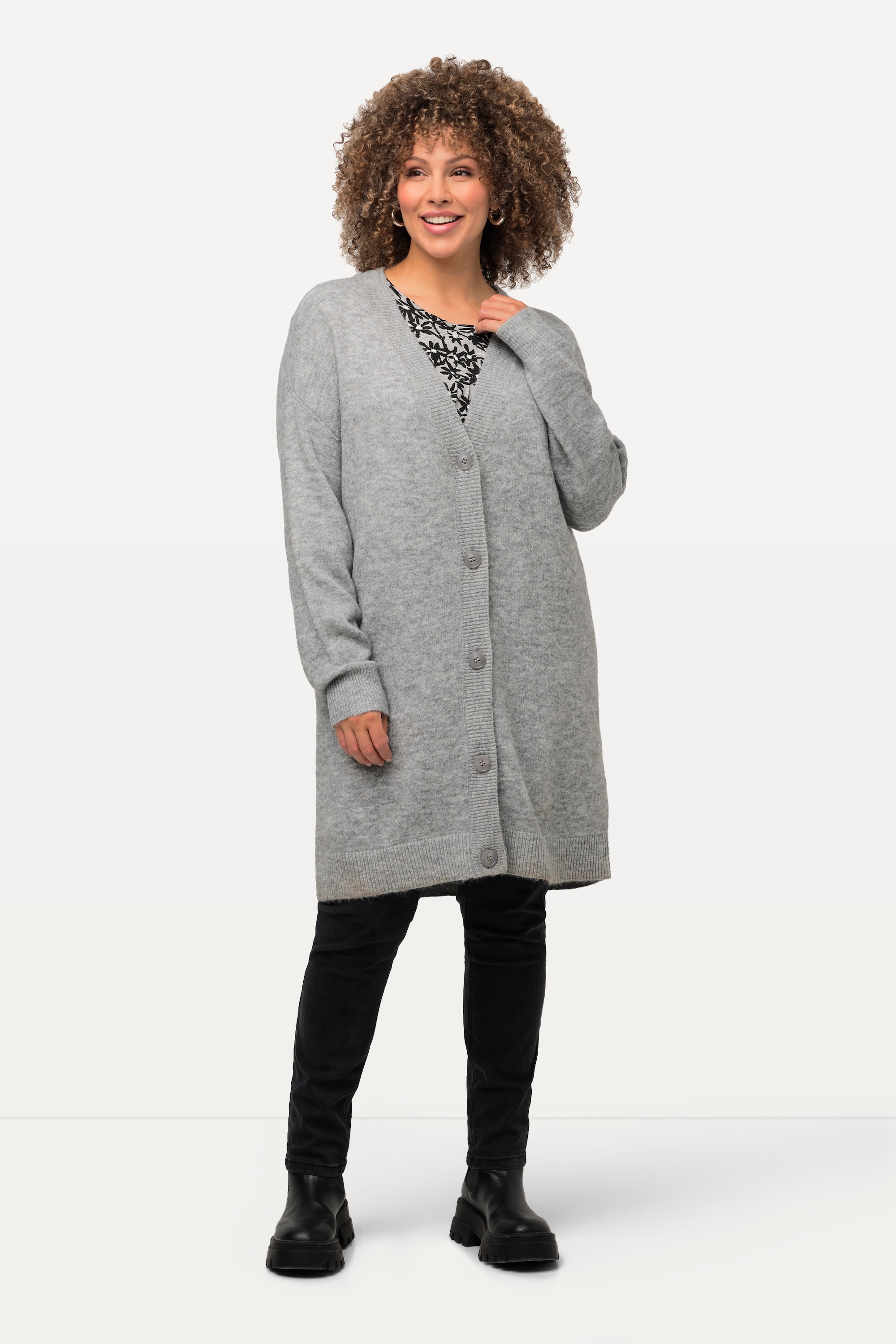 Cardigan en maille fine, ULLA POPKEN