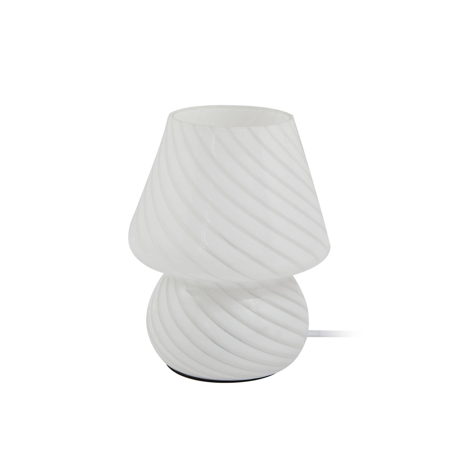 Lampe à poser en verre moderne, Andriana, LINDBY