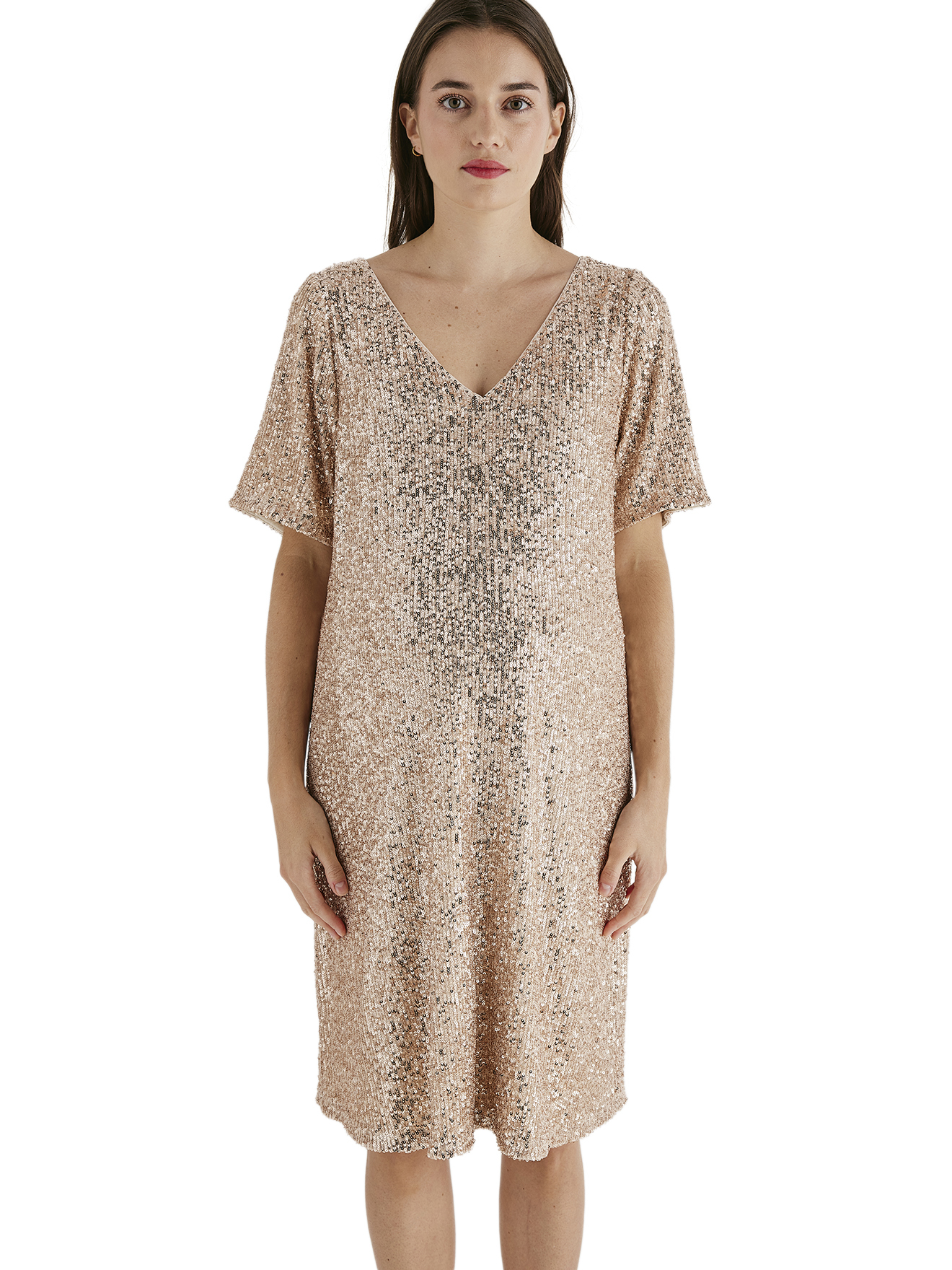Robe de grossesse en sequins, VERTBAUDET