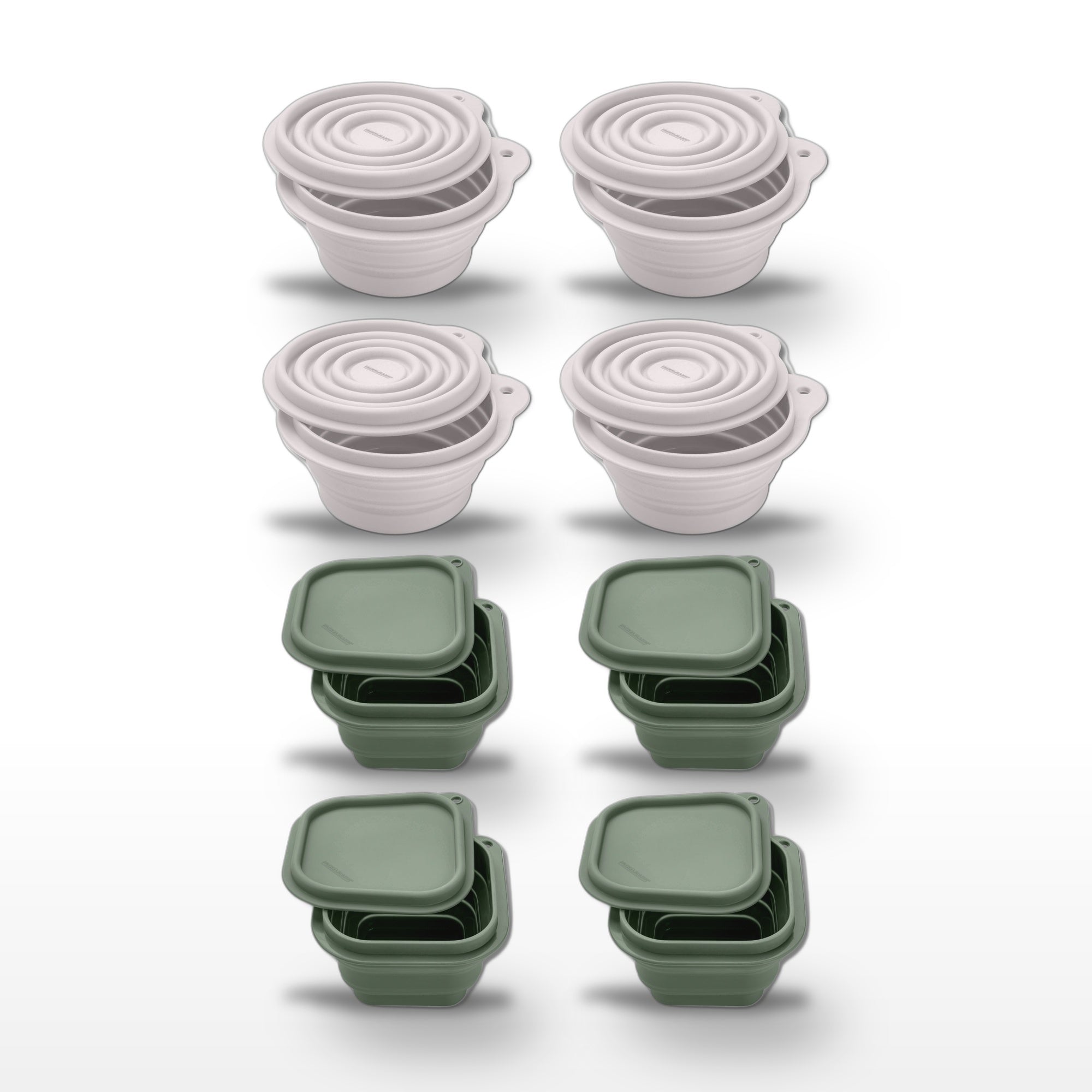 Lot de 8 lunch box 1 L avec 8 ustensiles de cuisine STORAGE, FACKELMANN