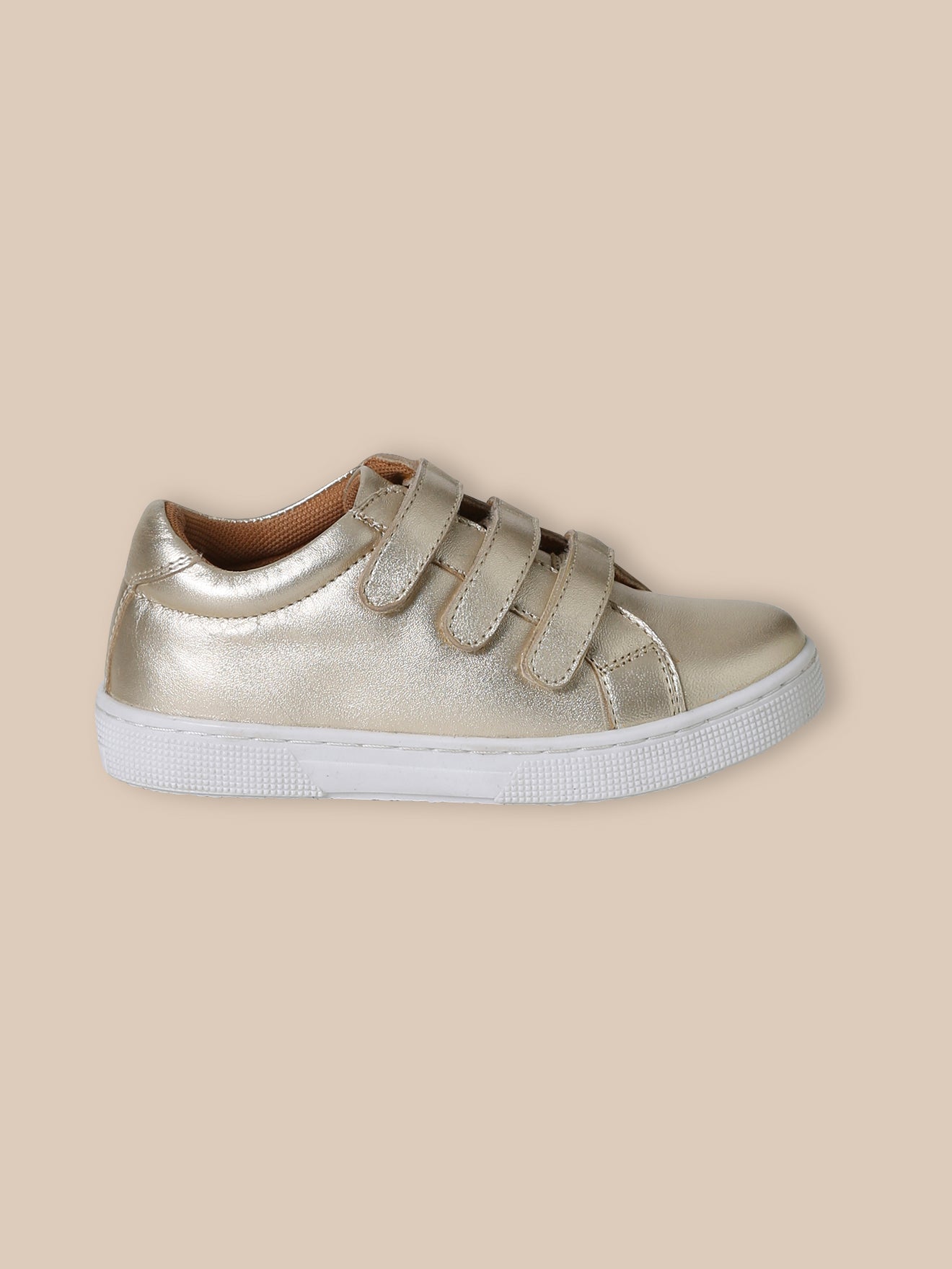 Baskets en cuir irisé, CYRILLUS