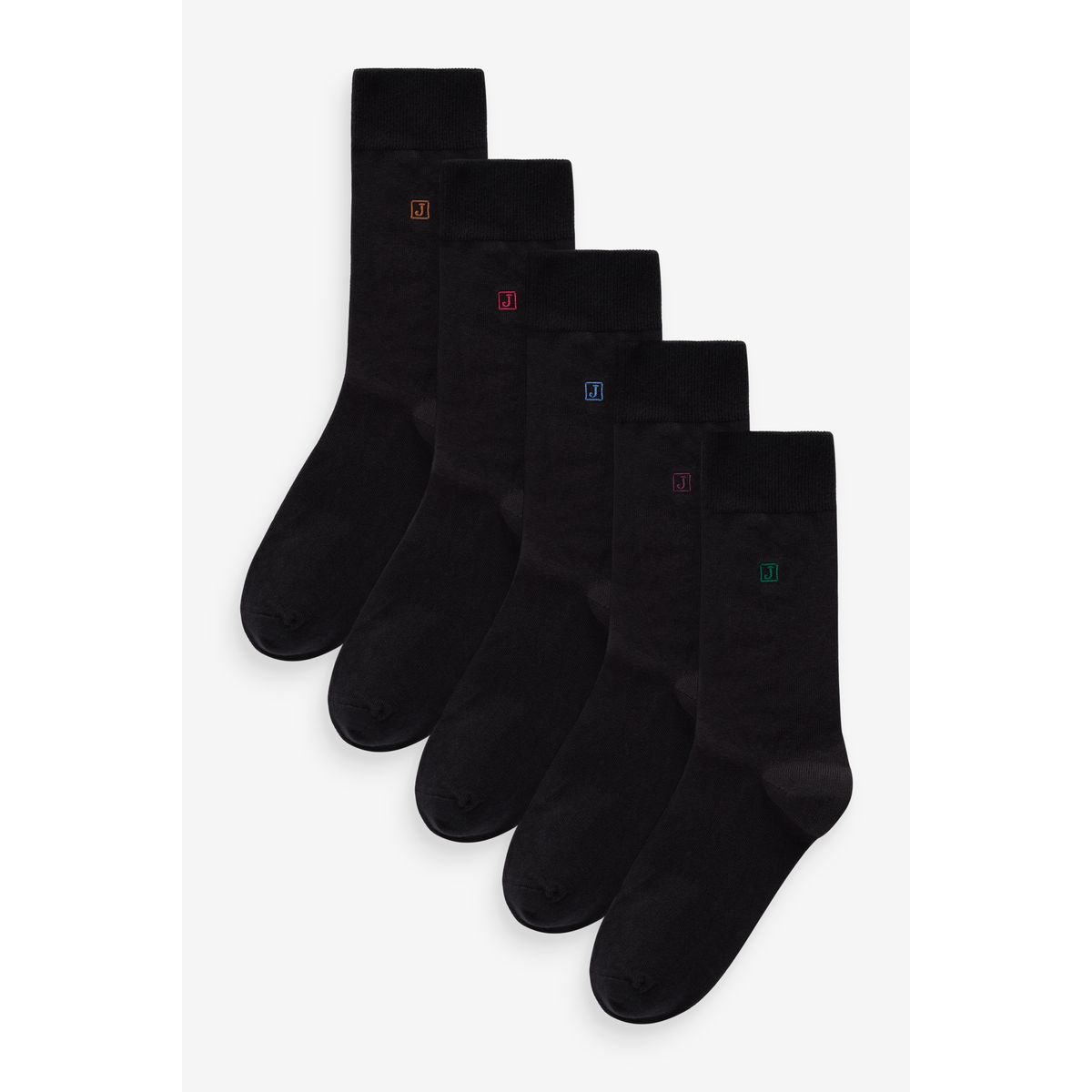 Chaussettes brodées, lot de 5 paires, NEXT