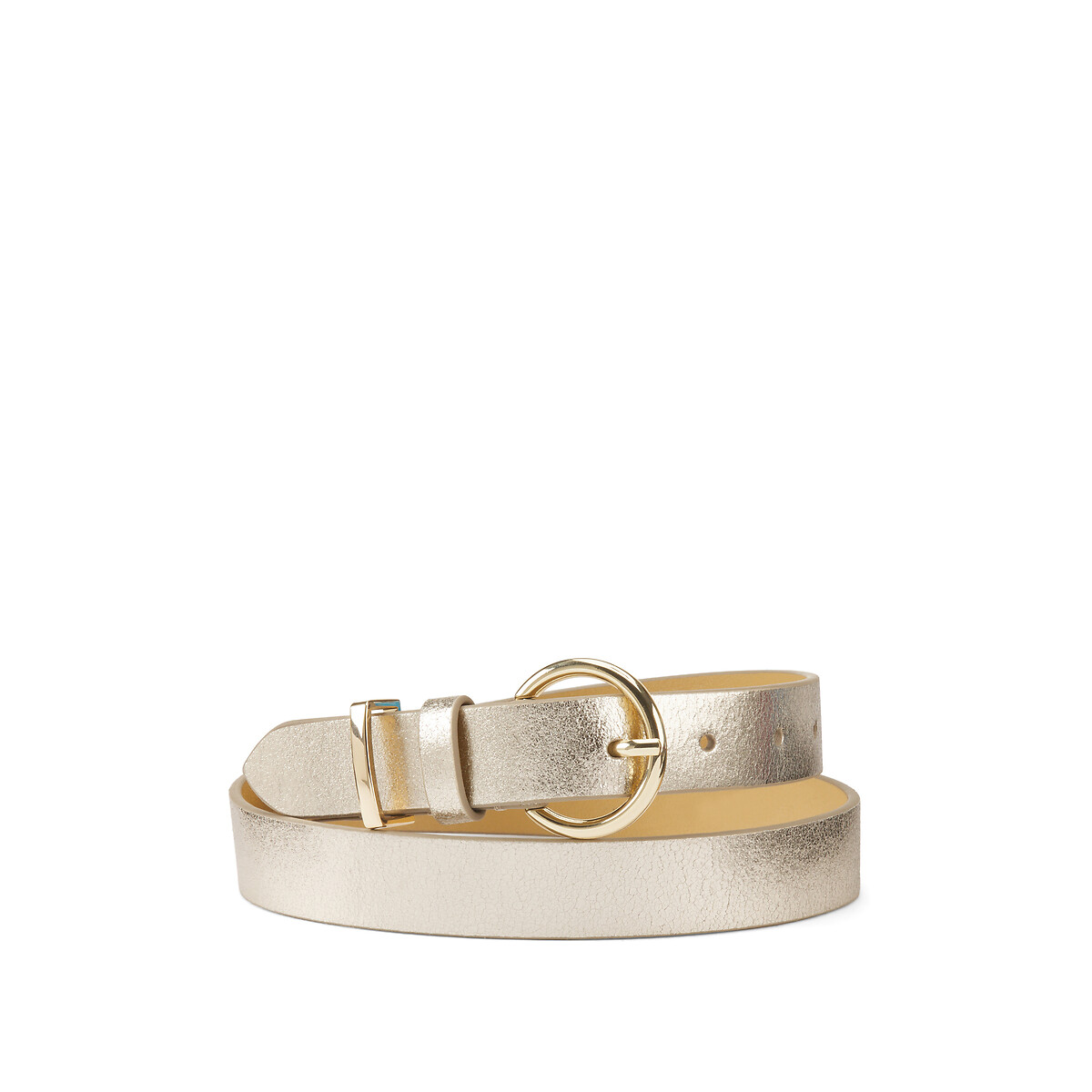 Ceinture en cuir à boucle, LA REDOUTE COLLECTIONS