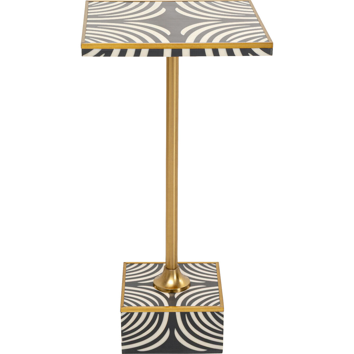 Table d appoint Zebra 25x25cm, KARE DESIGN