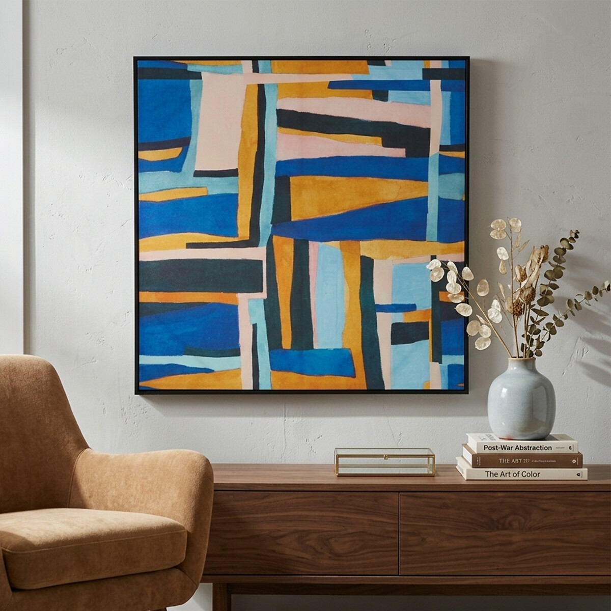 103X103Cm Multicolour Abstract Painting, FIFTY FIVE SOUTH