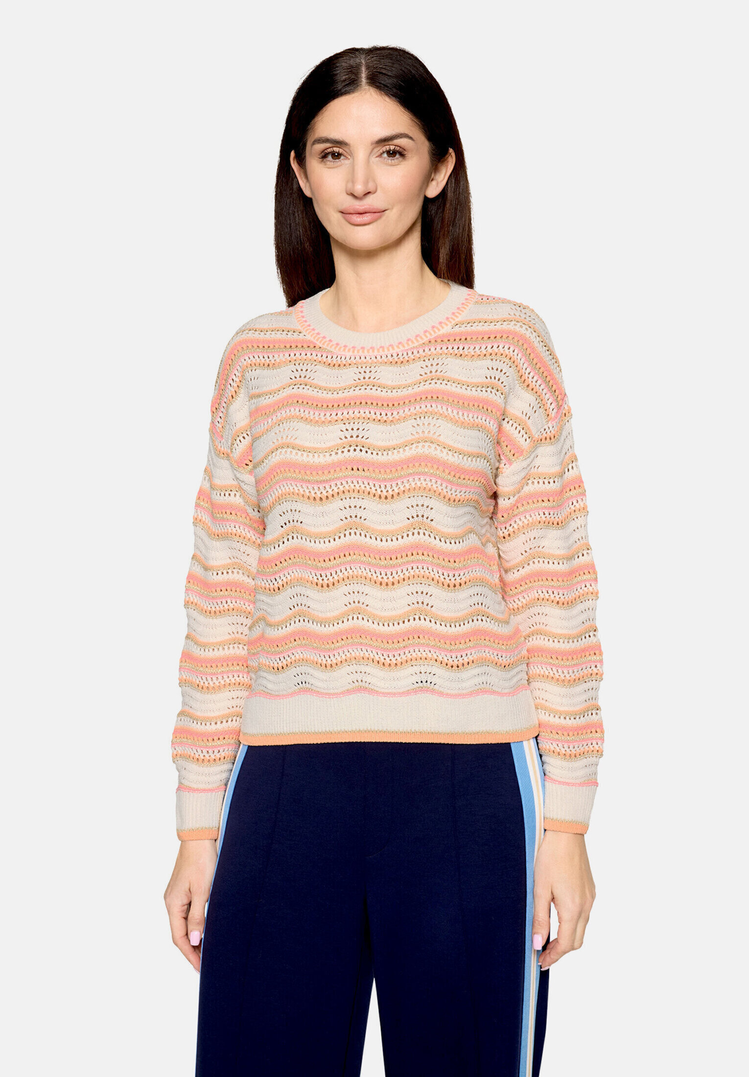 Pull-over en maille à encolure ronde, CARTOON