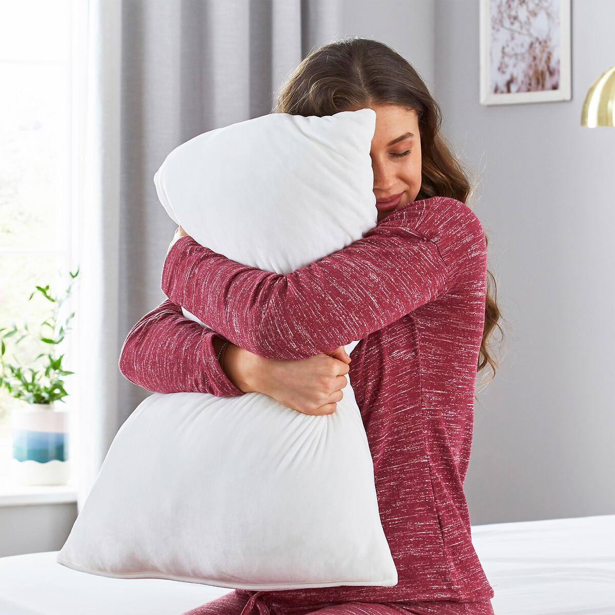Squishy pillow cream Silentnight La Redoute