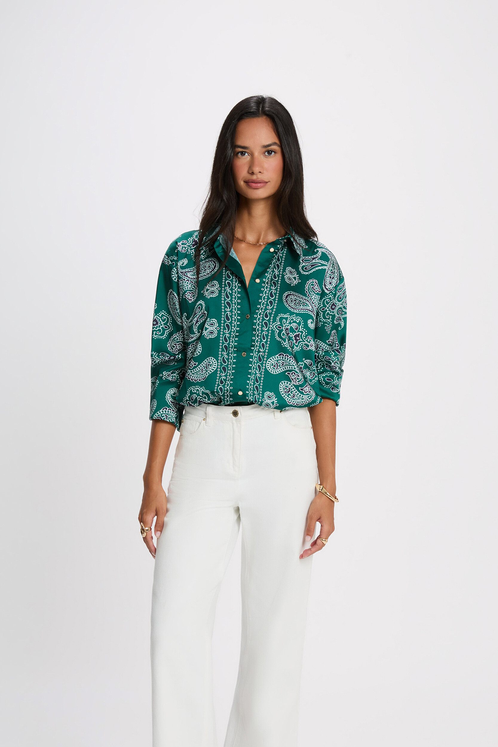 Chemise droite motife, MORGAN