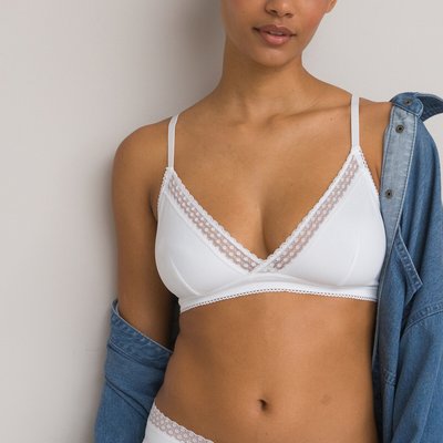 Microflex Triangle Bra without Underwiring LA REDOUTE COLLECTIONS