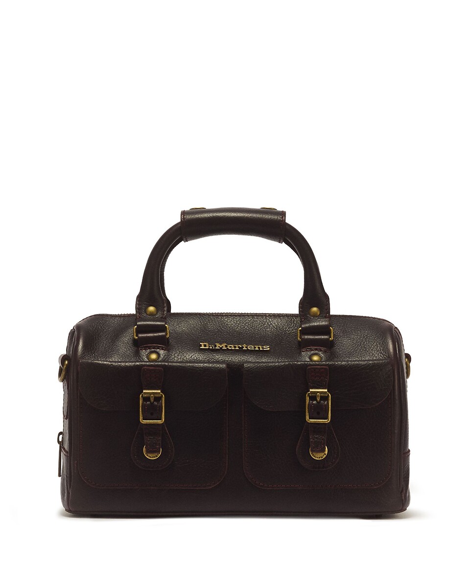 Handtasche Overdrive aus Leder mit Henkeln, DR. MARTENS