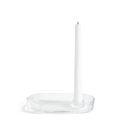 2er-Set ovale Kerzenständer Sila aus Glas AM.PM